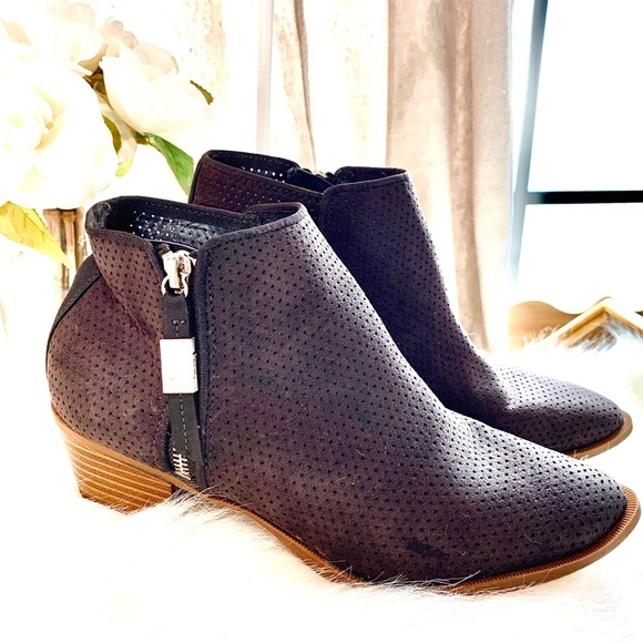 SAM EDELMAN CIRCUS BROWN ZIPPERED BOOTIES SIZE 8.5 - Picture 2 of 16